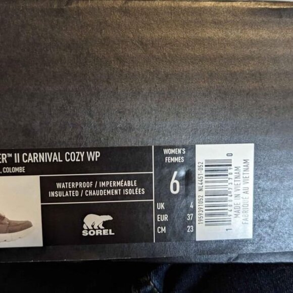 Sorel Explorer ll carnival cozy women's Size 6 boots brand New - Picture 6 of 8
